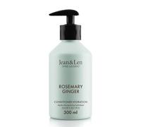 Jean&Len Conditioner Hydration Rosemary & Ginger, for Dull and Lacklustre Hair, Intensively Nourishes and Improves Combability, Conditioner with Spicy Scent, Paraben- and Silicone-Free, 300 ml