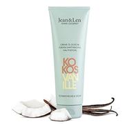 Jean & Len Cream Oil Shower Coconut & Vanilla, for Dry Skin, Rich Formulation, for a Gently Cleansed and Noticeably Smooth Skin Feeling, pH Skintideal, Vegan Shower Gel, 250 ml