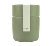 Jean & Len Dolomite Sage Storage Tin Versatile Storage Tampon or Ear Sticks Storage Ceramic Jar with Lid 16 x 12 cm