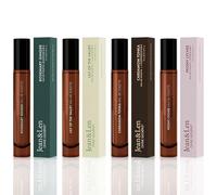 Jean & Len Eau de Toilette Travel Set, mini perfume, glass bottles, 1 set | With all fragrances: Peony & Lychee, Rosemary & Ginger, Cardamom & Tonka, Lily of the Valley