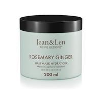 Jean & Len Hair Mask Rosemary & Ginger, für stark strapaziertes, trockenes & glanzloses Haar, intensive Feuchtigkeitspflege, ohne Parabene & Silikone, 200 ml