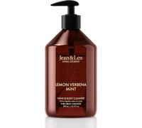 Jean & Len Hand and Body Cleanser Lemon Verbena and Mint, for a fragrant cleans