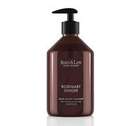 Jean&Len Hand & Body Cleanser Rosemary & Ginger, for a Scented Cleansing Expe...