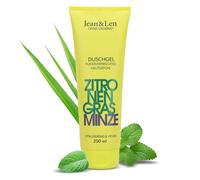 Jean & Len Revitalising Shower Gel Lemongrass & Mint, Gentle Cleansing Experience for a Noticeably Invigorated Skin Feeling, Fresh Fragrance, No Parabens & Silicones, Vegan Shower Gel, 250 ml