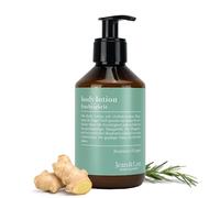 Jean & Len Rosemary & Ginger Moisturising Body Lotion for Normal to Dry Skin, Moisturises 24 Hours, Absorbs Quickly, Spicy Fresh Fragrance, No Parabens, Silicone & Microplastic, 250 ml