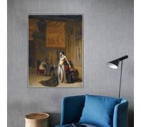 Jean-Leon Gerome " Cleopatra And Caesar " Canvas Painting Print Artwork Poster Picture Print Wall Decor Home Decoration(80x120cn/Frameless)