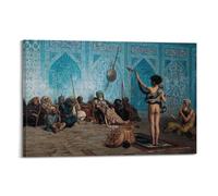 Jean Léon Gérôme，snake Charmer Canvas Print Wall Decor 20x30inch