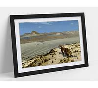 Jean-Leon Gerome, Tiger on the Watch Framed Wall Art Print Picture - A4 - Black Frame