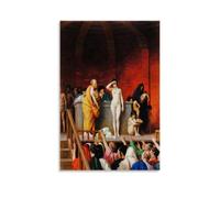 Jean-Leon Gerome Works《The Slave Market in Ancient Rome》Printing Posters Simple Modern Canvas Wall Art Decorative Picture Prints for Indoor Household 08x12inch(20x30cm)