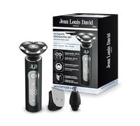 Jean Louis David - Beard Razor - Near Shave 0.1 mm - Complete Set Nose and Ear Trimmer - USB-C - Lithium Battery
