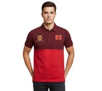 Jean-Louis Scherrer red cotton polo shirt for men, size S