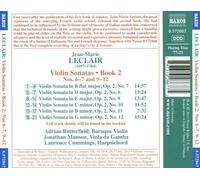 JEAN-MARIE LECLAIR: VIOLIN SONATAS, BOOK 2 NOS. 6-7 AND 9-12 NEW CD