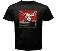 Jean Michel Basquiat Cabra from 1981 82 Reguler Fit Mens T Shirt Black M