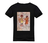 Jean Michel Basquiat Mens O-Neck Custom Summer Tee Shirt Size S-3XL Black
