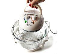 Jean Patrique 1300W Halogen Oven Fast Healthy Cooking Roasting Baking Grilling 2 Racks Self Cleaning Function