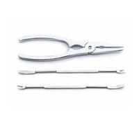 Jean-Patrique 3Pcs Seafood Tool Set - Durable Crab Lobster Crackers Picks Ergonomic Grip, Easy Clean Dishwasher, Safe Dining Kit