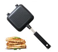Toasted Sandwich Maker - Panini Press or Grilled Cheese Maker - Stove Top Toastie Non-Stick Ideal for Indoors and Outdoors by Jean Patrique