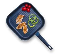 Jean-Patrique Non Stick Griddle Grill Pan for Induction Hob and Oven, Cast Aluminium Skillet, Detachable Handle - Anything Pan Father's Day Gifts