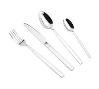 Jean-Patrique Stainless Steel Athena Cutlery Set | Flatware Set | Silverware Tableware Dinnerware with Knife Spoon Fork - 24 Piece