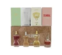 Jean Paul Gaultier Miniatures Gift Set 6ml Scandal EDP + 6ml Divine EDP + 6ml Classique EDT + 6ml La Belle EDP