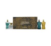 Jean Paul Gaultier Miniatures For Him Gift Set 7ml Le Male Eau De Toilette + 7ml Le Beau Eau De Toilette + 7ml Scandal Pour Homme Eau De Toilette + 7ml Le Male Elixir Eau De Parfum