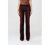 Jean Paul Gaultier Straight Jersey Python Print Pants - Size: L - female
