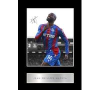 Jean-Philippe Mateta Pre Printed Signature Signed Mounted Photo Display #1 Printed Autograph Picture 10x8 Inch Mount