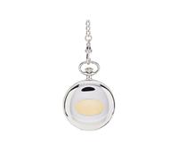 Jean Pierre Hunter Men's Pocket Watch & Brown Leather Pouch