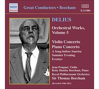 Jean Pougeot - Delius: Piano Concerto, Violin Concerto, Song Before Sunrise, Eventyr