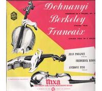 Jean Pougnet / Frederick Riddle / Anthony Pini - Dohnanyi - Serenade In C Major / Berkeley String Trio