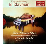 Jean-Sébastien Bach - L'ancêtre du piano : le Clavecin / Jean-Sébastien Bach variations "Goldberg" (Aria & variations) et Antonio Vivaldi concerto pour Cordes & Clavecin en sol Majeur.