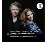 Jean Sibelius Daniel Rowland/Maja Bogdanovic: Pas De Deux (CD) Album (US IMPORT)