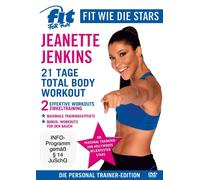 JEANETTE FIT FOR FUN STARS/JENKINS - 21 TAGE TOTAL BODY WORKOUT DVD NEW