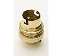 Jeani Brass BC Lampholder with Shade Ring and Earth Half Inch Entry Ref. A70