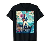 Jeanne Baret - French Explorer Naturalist Botany France Value Graphic T-Shirt, Men, Black, M