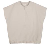 Jeanne Baret - Women's Sunflower Short-Sleeved Blouse - T-shirt size 44, sand/grey