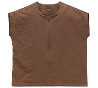Jeanne Baret - Women's Sunflower Short-Sleeved Blouse - T-shirt size 46, brown
