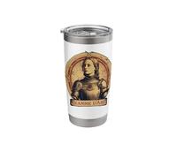 Jeanne D'Arc Joan of Arc Vintage Style Poster Stainless Steel Insulated Tumbler