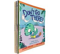 Jeanne Willis Collection 10 Books Set (Don't Go There!, Daft Bat, Hippospotamus, Boa's Bad Birthday, Slug Needs a Hug, Cottonwool Colin, Misery Moo, The T-Rex Who Lost His Specs!, Big Bad Bun & More)