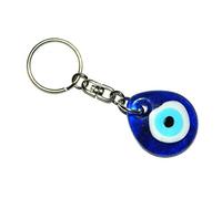Jeannieparnell 194-3cm Glass Lucky Evil Eye Keyring/Hanger for Protection & Good Luck