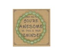 Jeannieparnell N462 - Sometimes you forget you're awesome so this is your reminder 8mm Green Aventurine Gemstone Bead Bracelets
