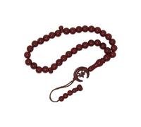 Jeannieparnell N612 Polyester Prayer Beads - 33-Bead Islamic Tasbih with Smooth Finish - Lightweight Misbaha for Meditation, Dhikr, and Daily Spiritual Practice - Travel-Friendly Tasbeeh Gift