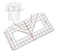 Jeanny Acrylic T-Shirt Ruler Guide - Precision Cut - 35.5cm x 20.2cm