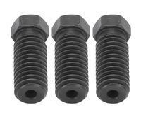 Jeanoko 0.4mm Hardened Steel 3D Printer Nozzle 3 Pack Smooth Tapping for PLA ABS PETG TPE PEEK M6 Thread 1.75/0.4mm for Fused Deposition Modeling Enthusiasts