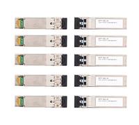 Jeanoko 1000Mbps Gigabit Ethernet Optical Module Low Power with RJ45 Connector for Optical Fiber Communication 10PCS Zinc Alloy