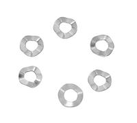 Jeanoko 100PCS M3 Wave Washer,Stainless Steel Wave Spring Washer,Spring Wave Washer,Wave Washer Gasket Assortment Kit(M4)