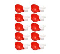 Jeanoko 10pcs Automatic Chicken Waterers Durable Plastic Drinking Cups for Poultry Ducks Geese Size 6cm