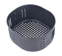 Jeanoko 1PCS 5.5L Fryer Basket, Stainless Steel Non Stick Fryer Basket for Baking,Fryer Replacement Basket, Air Fryer Accessories,Black 9.7x8.9x4.5in