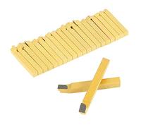 Jeanoko 20Pcs 1/4in Lathe Tools, Carbide Tipped Welding Milling Cutting Turning Tool Set for CNC Lathes