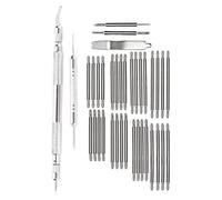 Jeanoko 37 Pcs Watch Strap Link Pins Remover Tool Kit Easy Repair Tools for Watch Maintenance Alloy Material